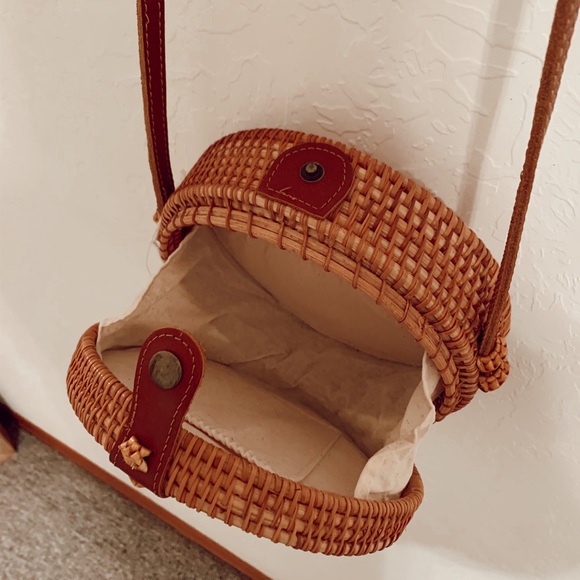 bamboo circle purse - Picture 3 of 7